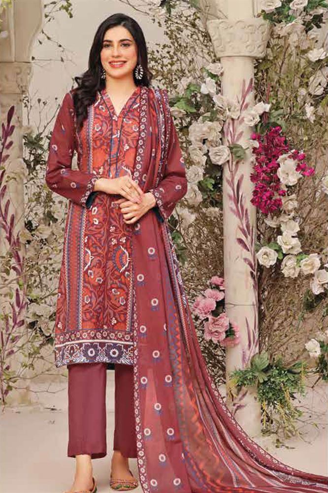Red Unstitched 3pc Collection - Romantic Sophistication