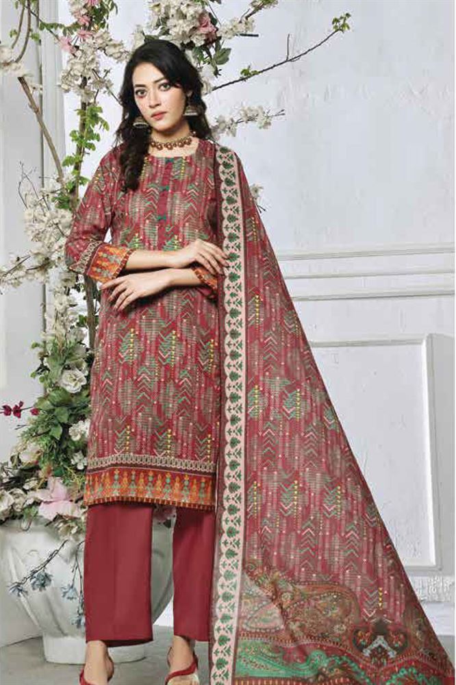 Red Unstitched 3pc Collection - Versatile Style"