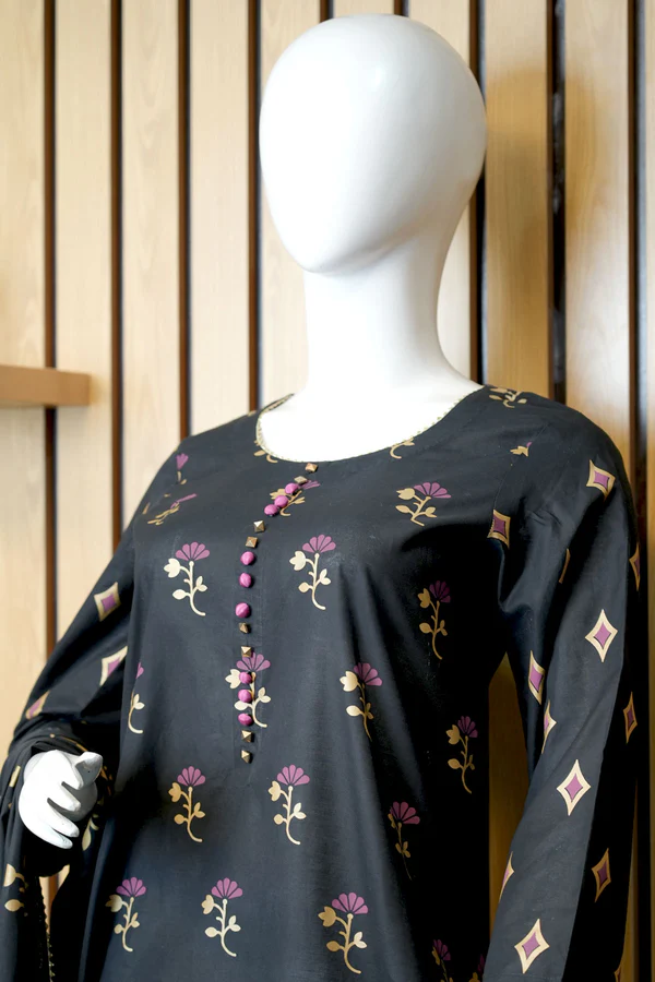 Unstitched 2 Piece Suit by Madiha Jhangir - Modern Chic