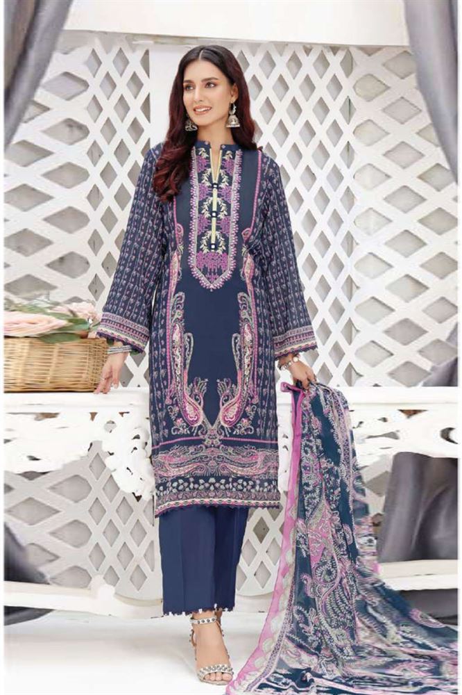 Dilara 3 Piece Unstitched Collection by Khas - Intricate Patterns
